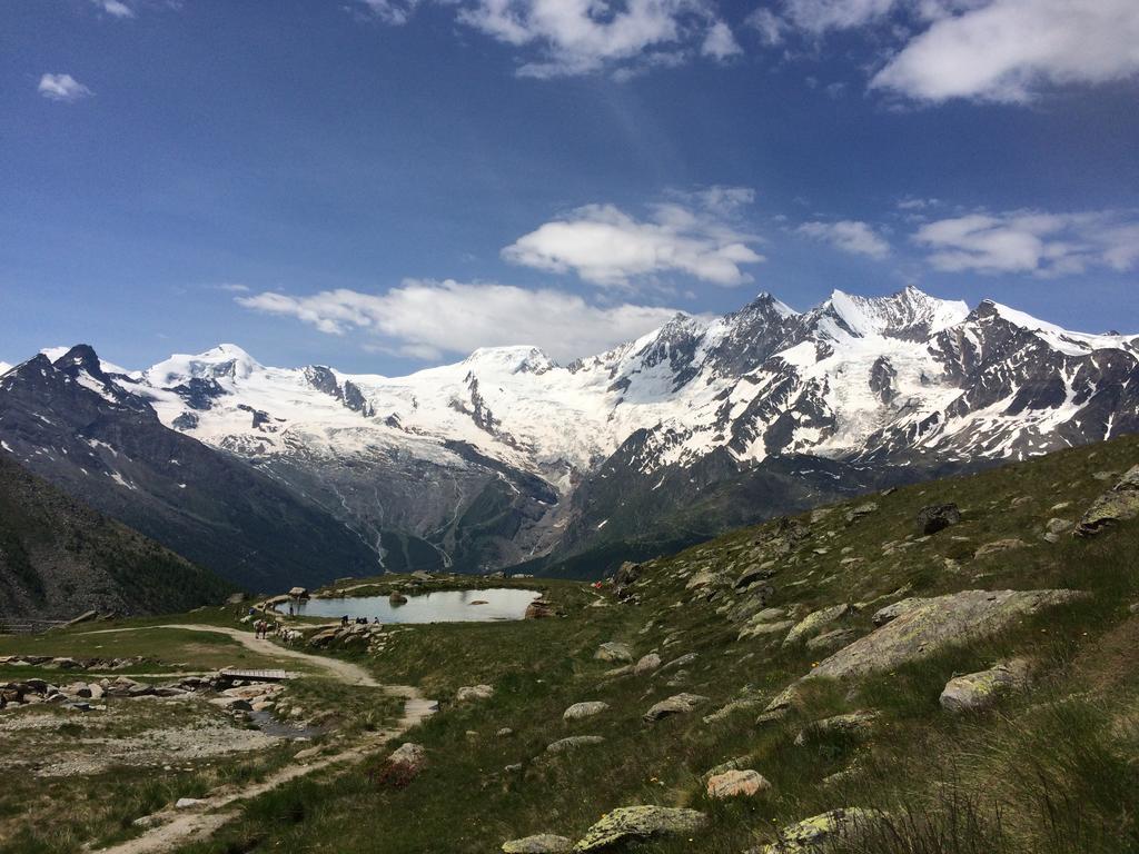 Ferienwohnung Haus Alpenstern Saas-Grund Exterior foto